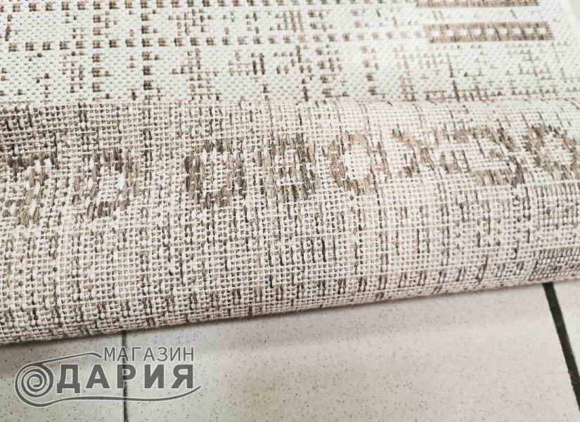 Тъкана пътека Флорлукс 20210 champagne-taupe